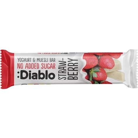 Selling: Diablo Yoghurt Coated Strawberry Muesli Bar 30G