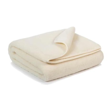 Selling: Woolen Crib Blanket - 75X100Cm - Single Layer - Merino Wool - Natural