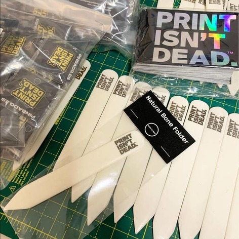 Selling: Official Print Isn'T Dead™ Natural Bone Folder