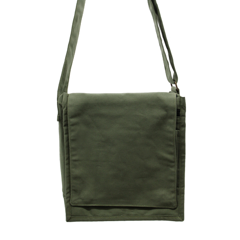 Selling: Cotton Canvas Messenger Bag - Green