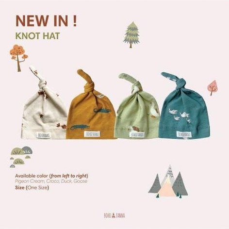 Selling: Knot Hat Print | Pigeon Cream