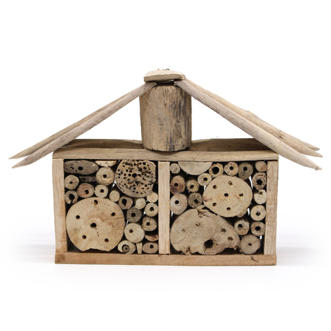 Selling: Driftwood Bee & Insect Wide-House Box