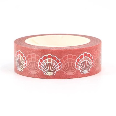 Selling: Pink Shell Foiled Washi Tape