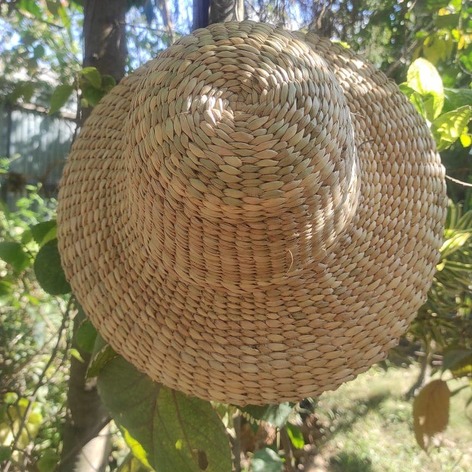 Selling: Saanjh Straw Sun Hat | Beach Wear | Customized Embroidery
