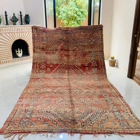 Selling: Handmade Moroccan  Carpet Rug  Boujaad 1053
