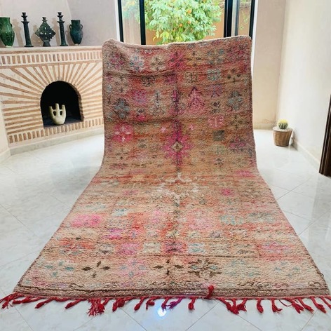 Selling: Handmade Moroccan  Carpet Rug  Boujaad 1093