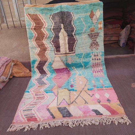 Selling: 6012 Boujaad Rug  Moroccan  Carpet Handmade 200 -300 Cm