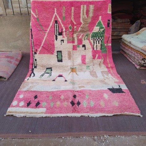 Selling: 6020 Boujaad Rug  Moroccan  Carpet Handmade 200 -300 Cm