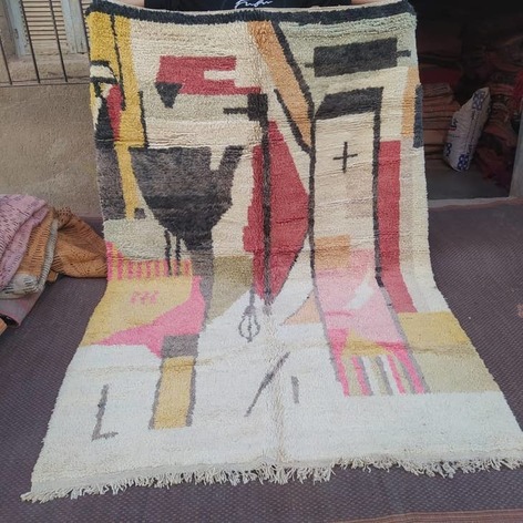 Selling: 6019 Boujaad Rug  Moroccan  Carpet Handmade 200 -300 Cm