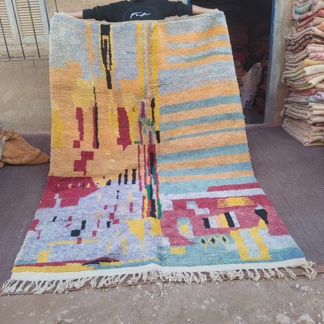 Selling: 6016 Boujaad Rug  Moroccan  Carpet Handmade 200 -300 Cm