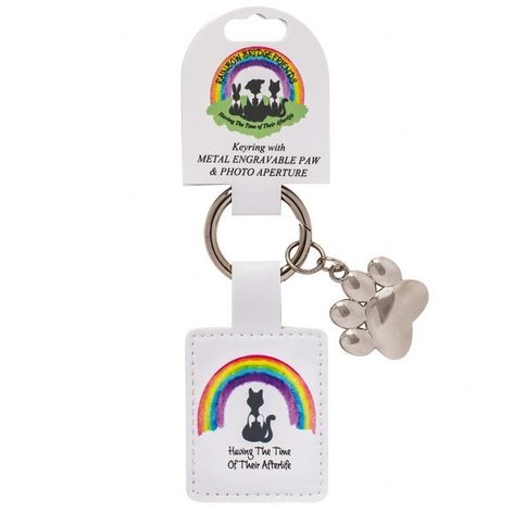 Selling: Key Rings - Rainbow Bridge Friends - Rbf Cat Key Ring