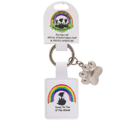 Selling: Key Rings - Rainbow Bridge Friends - Rbf Dog Key Ring