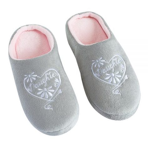 Selling: Slippers - Small Size 3-4 - Said With Sentiment - Daughter