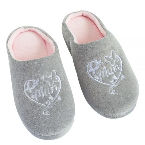 Selling: Slippers - Medium Size 5-6 - Said With Sentiment - Mum 