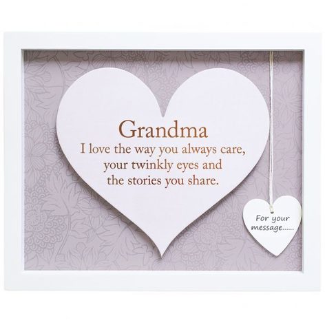 Selling: Heart Frames - Said With Sentiment - Rectangular - Grandma