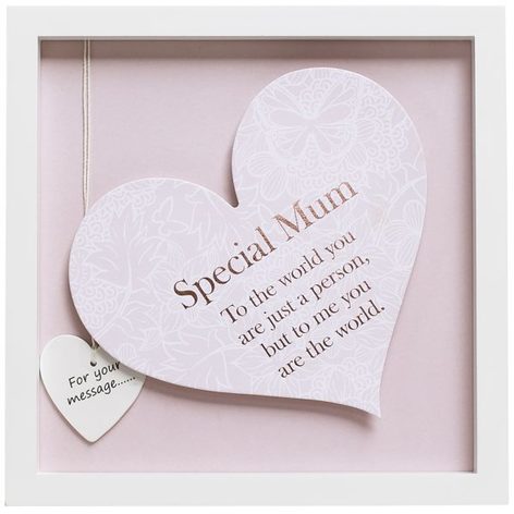 Selling: Heart Frames - Said With Sentiment - Square- Special Mum