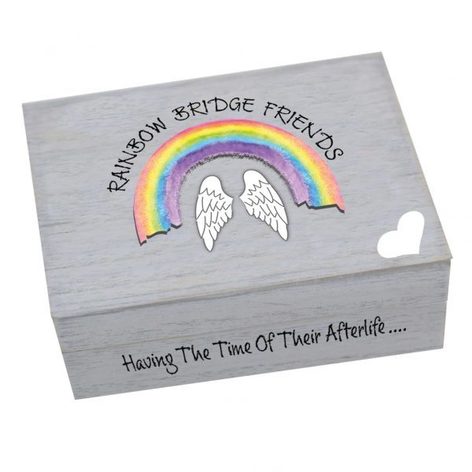 Selling: Memory Boxes - Rainbow Bridge Friends - Rbf Wings Memory Box
