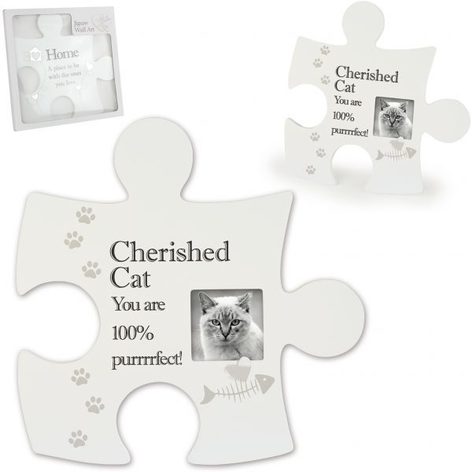 Selling: Jigsaw Wall Art - Said With Sentiment - Cherished Cat