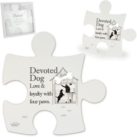 Selling: Jigsaw Wall Art - Said With Sentiment - Devoted Dog