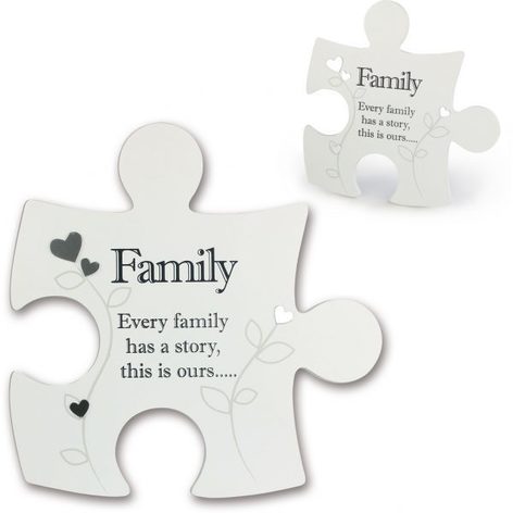 Selling: Jigsaw Wall Art - Said With Sentiment - Family
