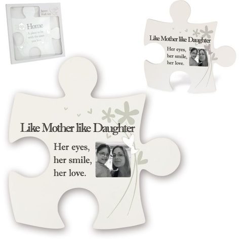 Selling: Jigsaw Wall Art - Said With Sentiment - Like Mother Like Daughter (Photo Frame)