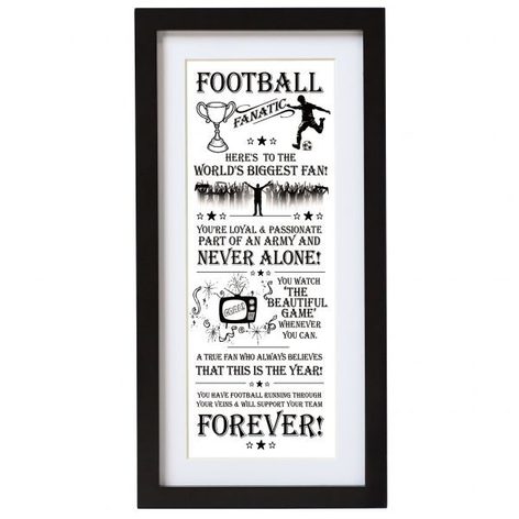Selling: Wall Art - Ultimate Gift For Man - Football