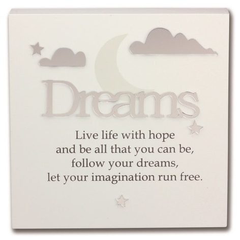 Selling: Said With Sentiment Dreams Wall Art