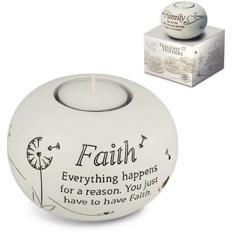 Selling: Tealight Holders - Said With Sentiment - Faith