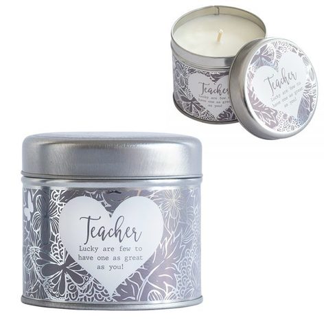 Selling: Said With Sentiment Teacher Memory Candle In Tin