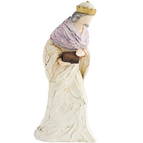 Selling: Nativity - More Than Words - Wise Man Purple (Gold) Figurine