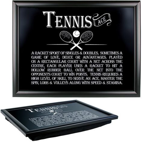Selling: Lap Trays - Ultimate Gift For Man - Tennis Lap Tray