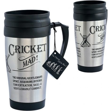 Selling: Travel Mugs - Ultimate Gift For Man - Cricket - Travel Mug