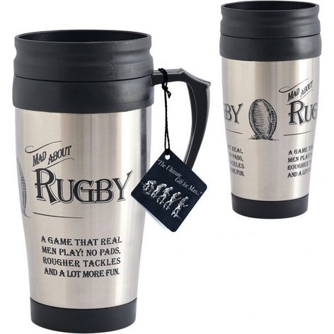 Selling: Travel Mugs - Ultimate Gift For Man - Rugby - Travel Mug