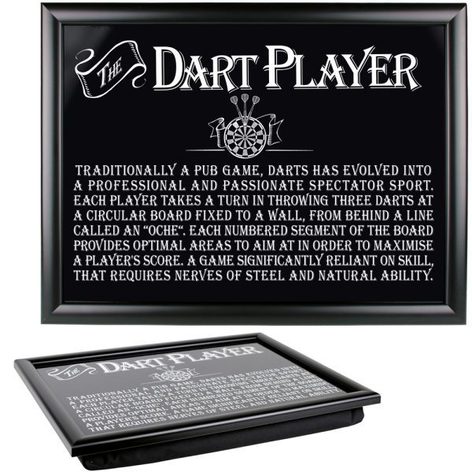 Selling: The Ultimate Gift For Man Dart Player Lap Tray
