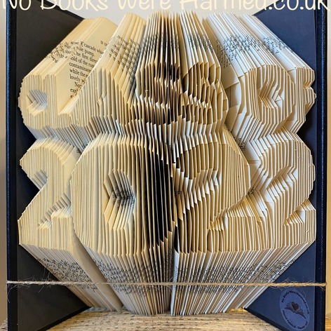 Selling: "Class Of 2022" Hand Folded Book Art Sculpture Gift