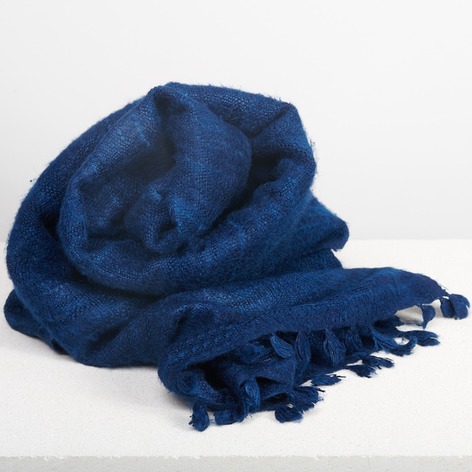 Selling: Silk Uncut - Blue Eri Silk Stole
