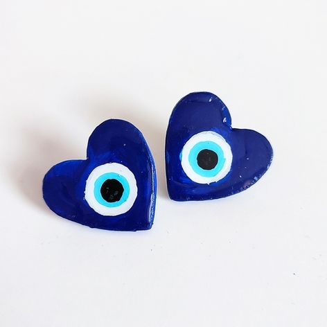 Selling: Eye Evil Earrings, Turkish Eye, Earrings, Handmade Earrings