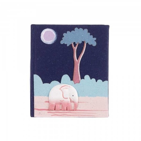 Selling: Handmade Colourful Elephant Dung Notebook - Medium - Blue