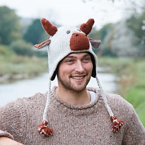Selling: Handmade Woollen Animal Winter Hat - Woolly Hat - Reindeer