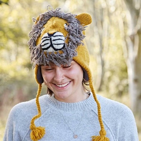 Selling: Handmade Woollen Animal Winter Hat - Woolly Hat - Lion