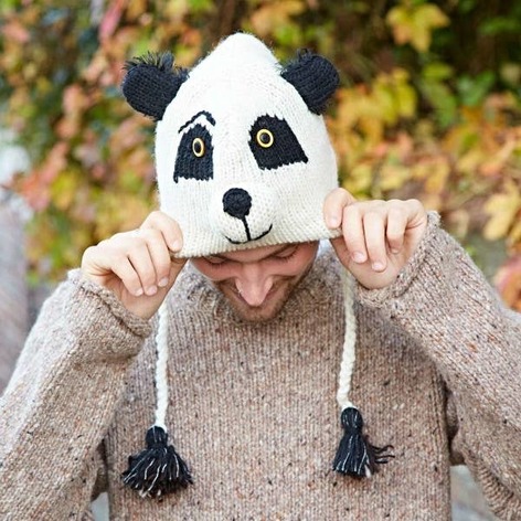 Selling: Handmade Woollen Animal Winter Hat - Woolly Hat - Panda