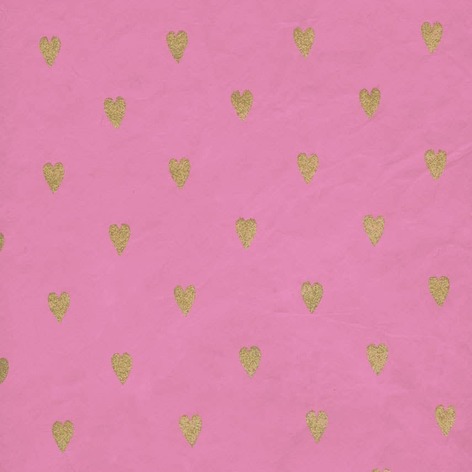 Selling: Heart Lokta Paper Gift Wrap - Various Colours - Pink