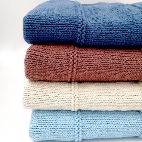 Selling: Line Organic Knit Blanket-Mocha