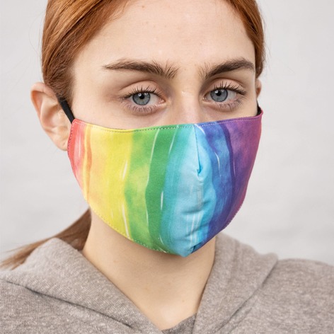 Selling: Bamboo Face Masks - Rainbow