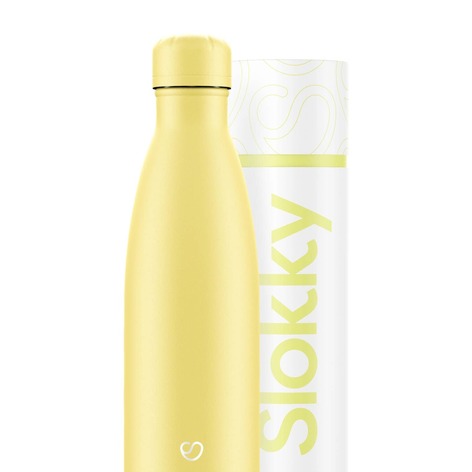 Selling: Pastel Yellow Thermos Bottle & Lid - 500Ml