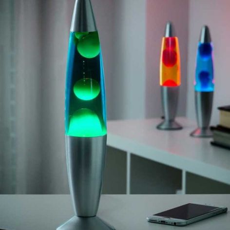 Selling: Decorative And Design Lava Lamp - Magma Lava - Green
