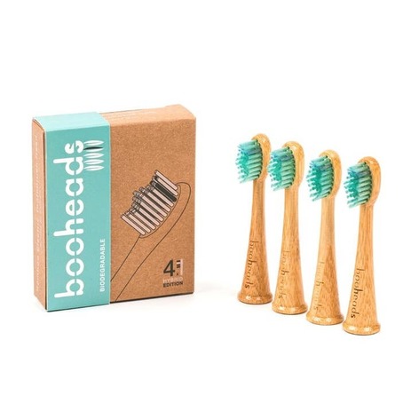Selling: Booheads - 4Pk - Bamboo Electric Toothbrush Heads - Hybrid Edition | Compatible With Sonicare | Biodegradable Eco Friendly Sustainable