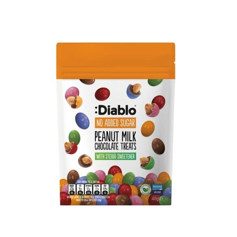 Selling: Diablo No Added Sugar Peanut Milk Chocolate Treat 40G