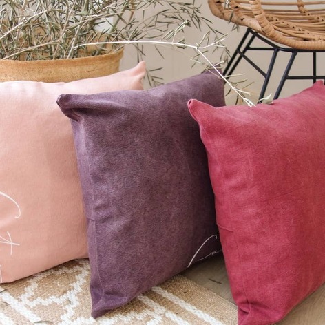 Selling: Around The Pink “Cotton By Costa” Cushions