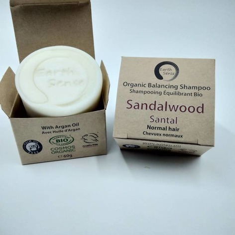 Selling: Organic Balancing Solid Shampoo - Sandalwood (One Piece)